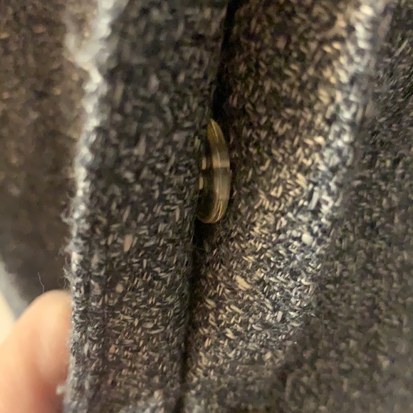 VINTAGE JB WRIGHT DRESS PETITES GRAY SZ 10 CAREER BUTTON DRESS 80’s MADMEN RETRO - Picture 9 of 13